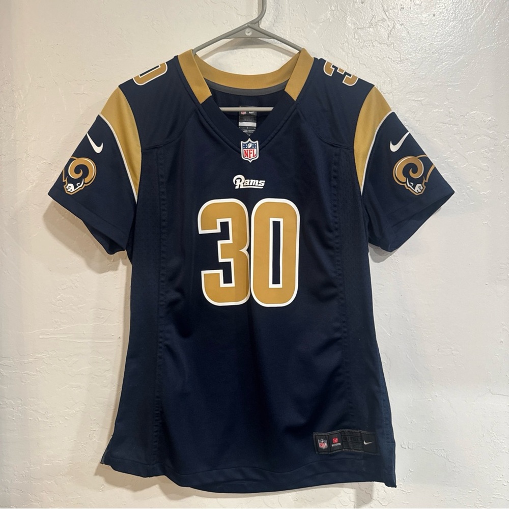 Nike Todd Gurley II Los Angeles Rams Jersey NFL Size L Home Blue Gold